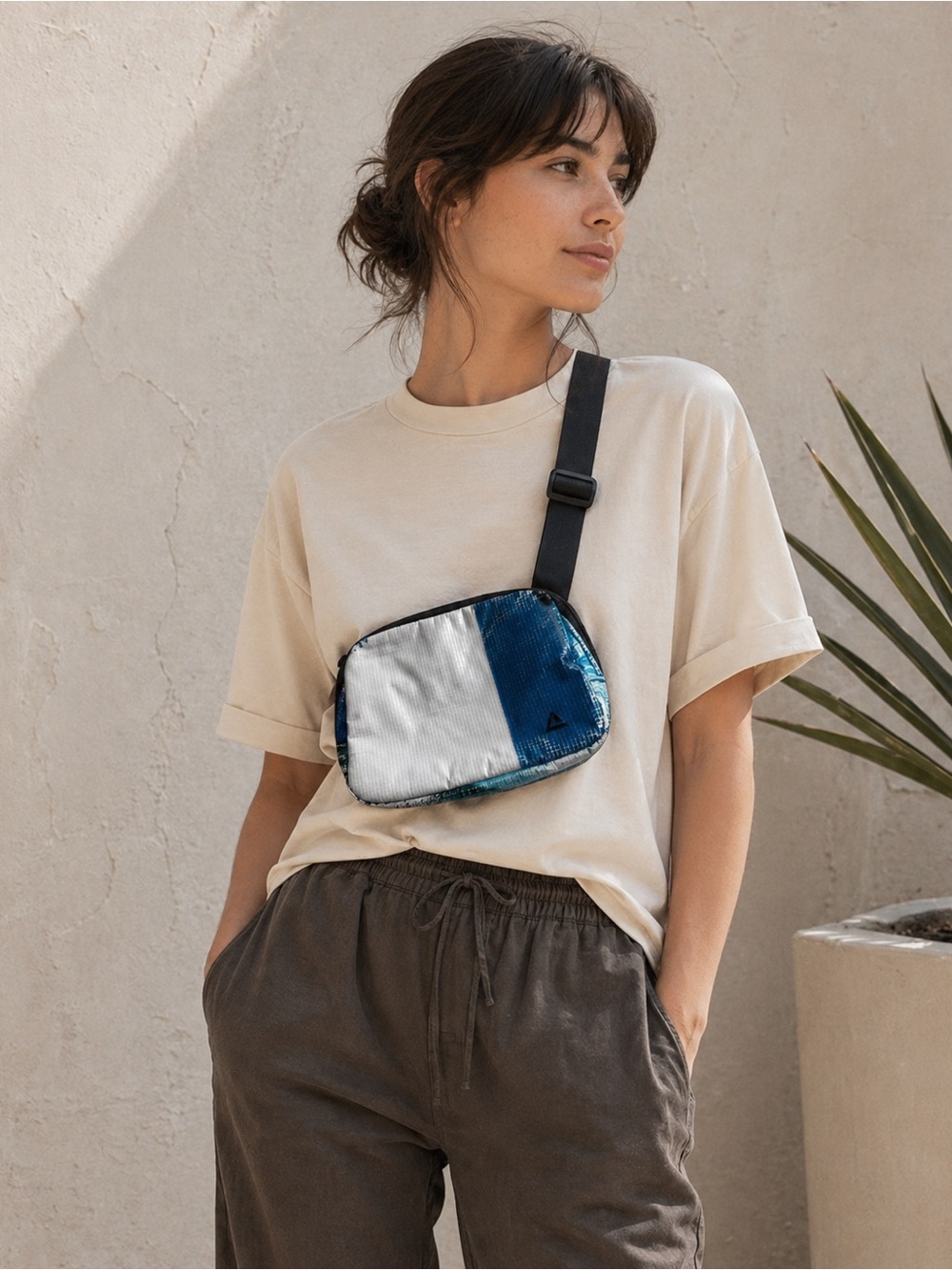 RAREFORM Zion Sling Bag Recycled Billboard Crossbody